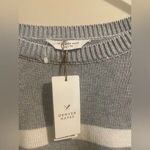 Denver Hayes Light Gray Women's Crew Neck Sweater